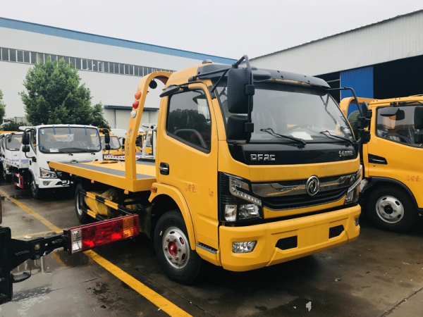 國六東風凱普特一拖二清障車(黃牌)