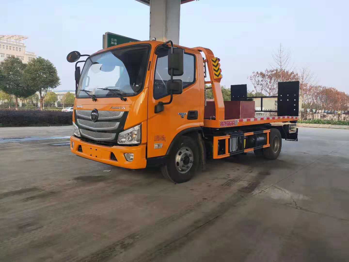 歐馬可藍牌清障車一拖二