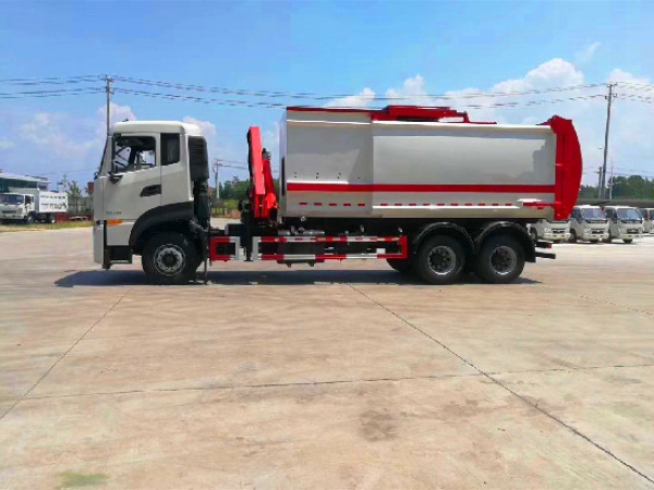東風(fēng)天龍國(guó)六12方吊裝壓縮式垃圾車