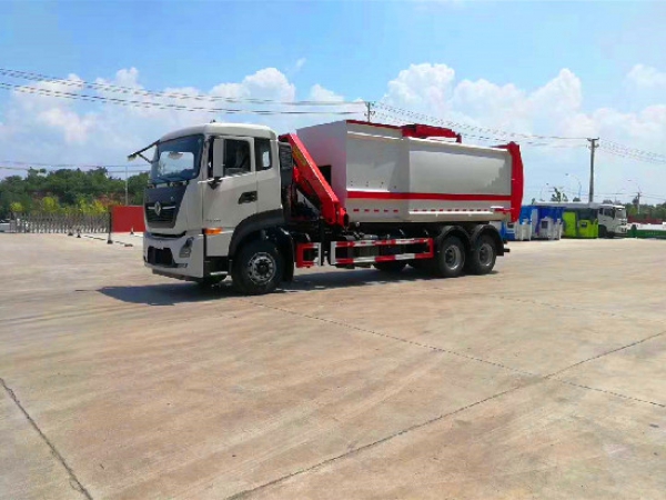 東風(fēng)天龍國(guó)六12方吊裝壓縮式垃圾車