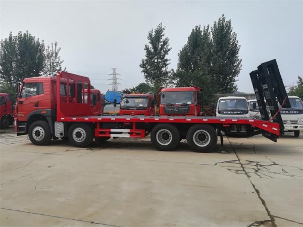 (國六)解放悍V前四后八平板運輸車