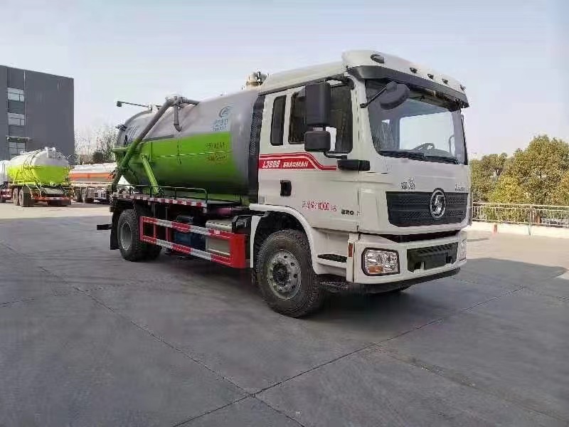 陜汽單橋11方吸污車